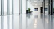© DigitalSpace - Clean reflective office building walkway after professional floor care and cleaning service.