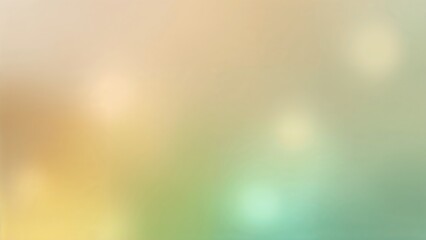 Wall Mural - Acrylic background softly merging brown, green, yellow, and blue shades.