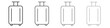 © iconic - Luggage icon vector collection, illustration logo template in trendy thin line editable strokes style.