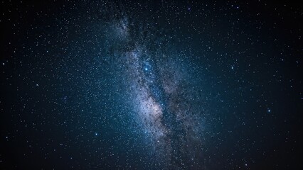 Wall Mural - blurred and noisy long exposure image of the milky way galaxy