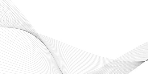 Poster - frequency sound wave, twisted curve lines with blend effect.	