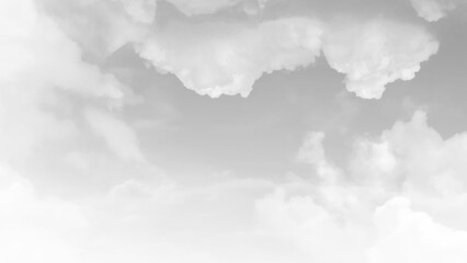 Wall Mural - black sky with white cloud. dark background before rainstorm.