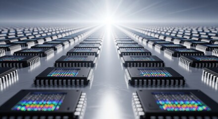 Integrated circuit array leading toward radiant digital horizon of innovation