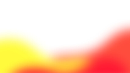 Canvas Print - abstract orange and yellow wave gradient element blurred with a transparent background
