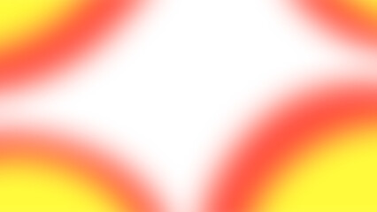 Canvas Print - abstract orange and yellow wave gradient element blurred with a transparent background
