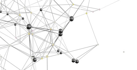Poster - Modern digital network, connection, technology, global communication concept. Stock photo.