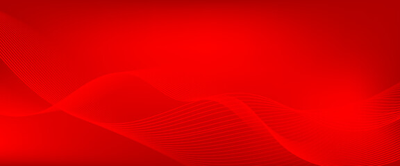 Vibrant red vector background with dynamic flowing lines and wave patterns, perfect for energetic, modern, or tech-themed designs.