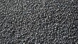 © Yurii - Textured background made from chia seeds, macro close-up, natural monochrome palette, sharp and detailed surface.