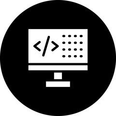 Wall Mural - Programming  Vector Icon Design