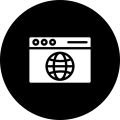 Wall Mural - Browser Vector Icon Design