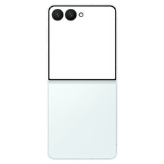Wall Mural - similar to android device mint smartphone mockup template without background and with white screen