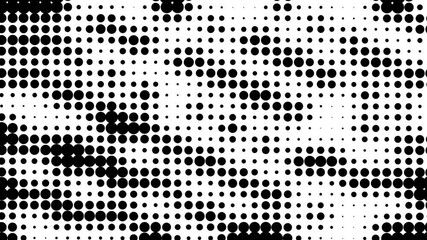 Poster - Abstract Background With Dots Halftone Animation