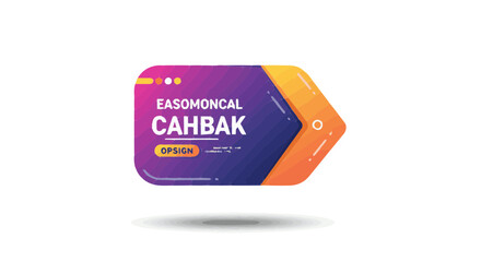 Poster - Promotion and sale cahbak easomoncal opsign design element for modern branding and creative graphic design projects online now vector