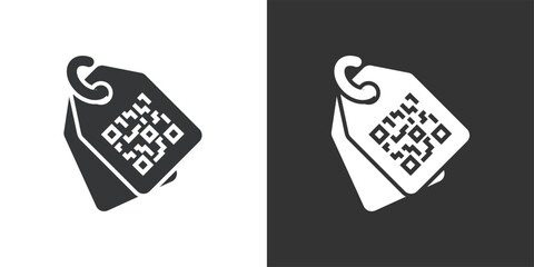 Barcode icon. Solid glyph series icon