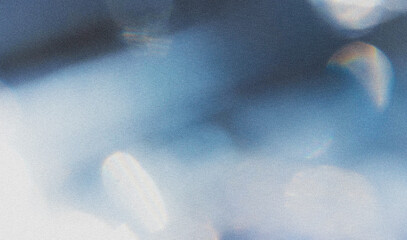 Wall Mural - blurred plain blue gradient with light noise effect. background for designers.
