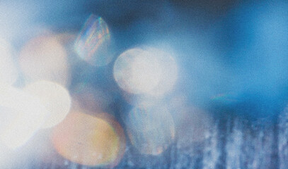 Wall Mural - blurred plain blue gradient with light noise effect. background for designers.