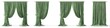 © NurulSinta - Sage green window drapes