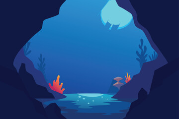 underwater-cave-with-glowing-coral--.eps