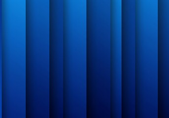 Wall Mural - sophisticated blue striped wallpaper with a gradient effect, adding a touch of modern class.