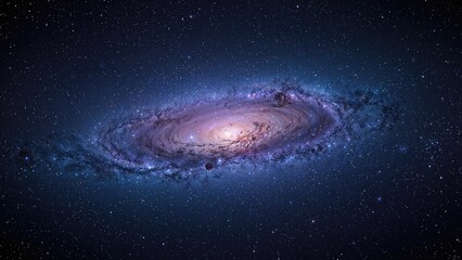 Wall Mural - a modern cosmic backdrop featuring vivid patterns