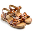 © qamar - a pair of stylish comfort brown female sandals