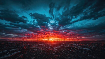 Wall Mural - Vivid Sky View