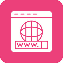 Wall Mural - Domain Icon