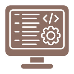 Wall Mural - Web development Icon