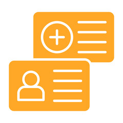 Wall Mural - medical card icon