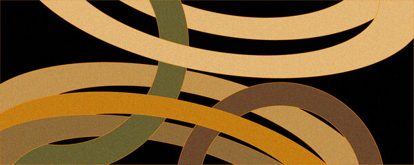Wall Mural - minimalist banner background, orange, gray, and black gradient. circle effect style, geometric and a