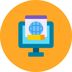 Wall Mural - website icon