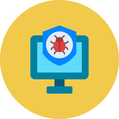 Wall Mural - antivirus icon