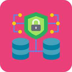 Wall Mural - Cyber security Icon