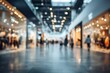© Mochi - Blurred indoor shopping mall view