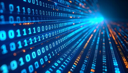 Binary code digital data stream