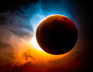 planet in space solar