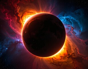 planet in space solar