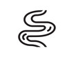 © Sajib - Creative winding path icon in simple line vector art