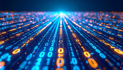Binary code streams converging