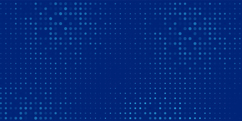 Wall Mural -  Blue Tech Finance Fintech Background Abstract Pixel Pattern. Abstract Business Tech Science modern arts