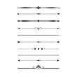 © Md Shahid  - Set of Vintage decorative lines. text dividers. Line border. Lines separators, Borders, Vintage dividers, Underline elements. Divider set vector. Vector illustration.Line dividers.