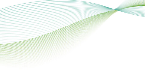 Poster - Abstract colorful white blend wave lines on gradient background. Modern colorful flowing wave lines and glowing moving lines. Futuristic technology and sound wave pattern.	