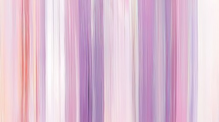 Poster - Painting of a pink and purple striped background with a white line. The painting has a dreamy, whimsical feel to it