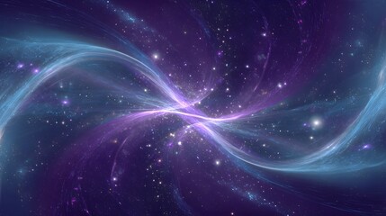 Wall Mural - Abstract fractal. Fractal art background for creative design. Cosmic abstract background for meditation. 