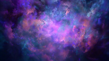 Wall Mural - Abstract space background with nebula, stars, and galaxies. Fantasy fractal texture. Abstract space background. 