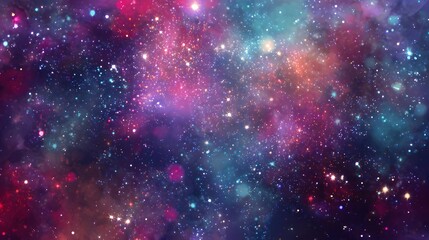 Wall Mural - abstract background with stars and space. Cosmic space and stars, multicolor cosmic abstract background. Abstract picture of a galaxy.