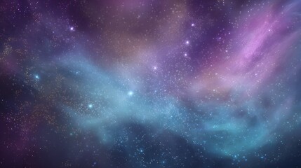 Wall Mural - Space background with nebula and stars. Colorful space background.