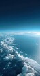 © Duskydope - High-altitude view of Earth's atmosphere.  Vast expanse of ocean, clouds, and sky