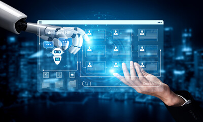 Aufkleber - AI manages tasks with smart workflow automation, project tracking dashboards, and intelligent prioritization for higher efficiency. Artificial intelligence spline