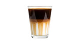 Isolated Layered Coffee Drink